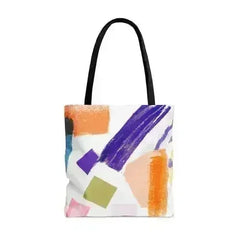 Large Tote Bag Pastel Pattern - Femstylo