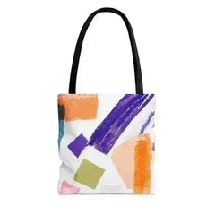 Large Tote Bag Pastel Pattern - Femstylo