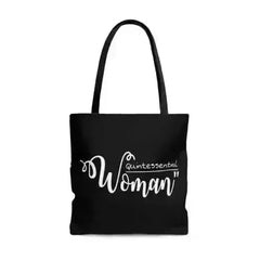 Large Tote Bag Quintessential Woman Inspirational Affirmation - Femstylo