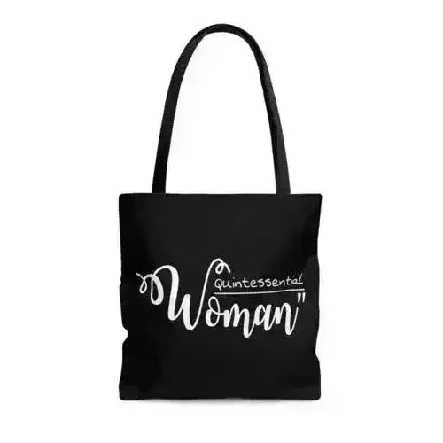 Large Tote Bag Quintessential Woman Inspirational Affirmation - Femstylo