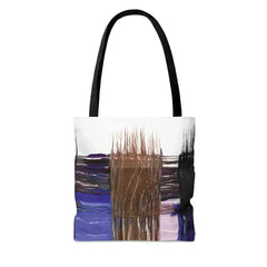 Large Tote Bag Rustic Brown Interweave Print - Femstylo