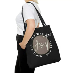 Large Tote Bag the Truth the Way the Life - Femstylo
