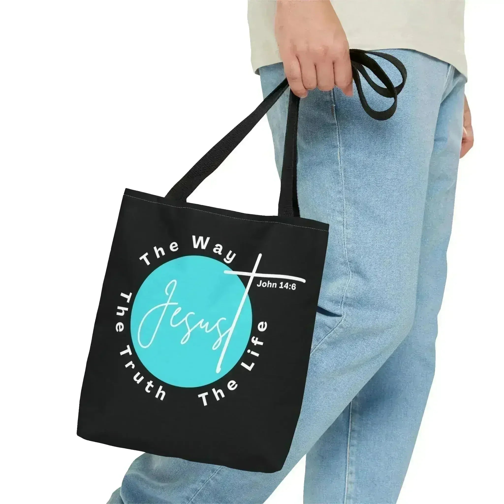Large Tote Bag the Truth the Way the Life - Femstylo