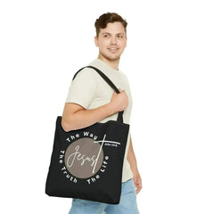 Large Tote Bag the Truth the Way the Life - Femstylo