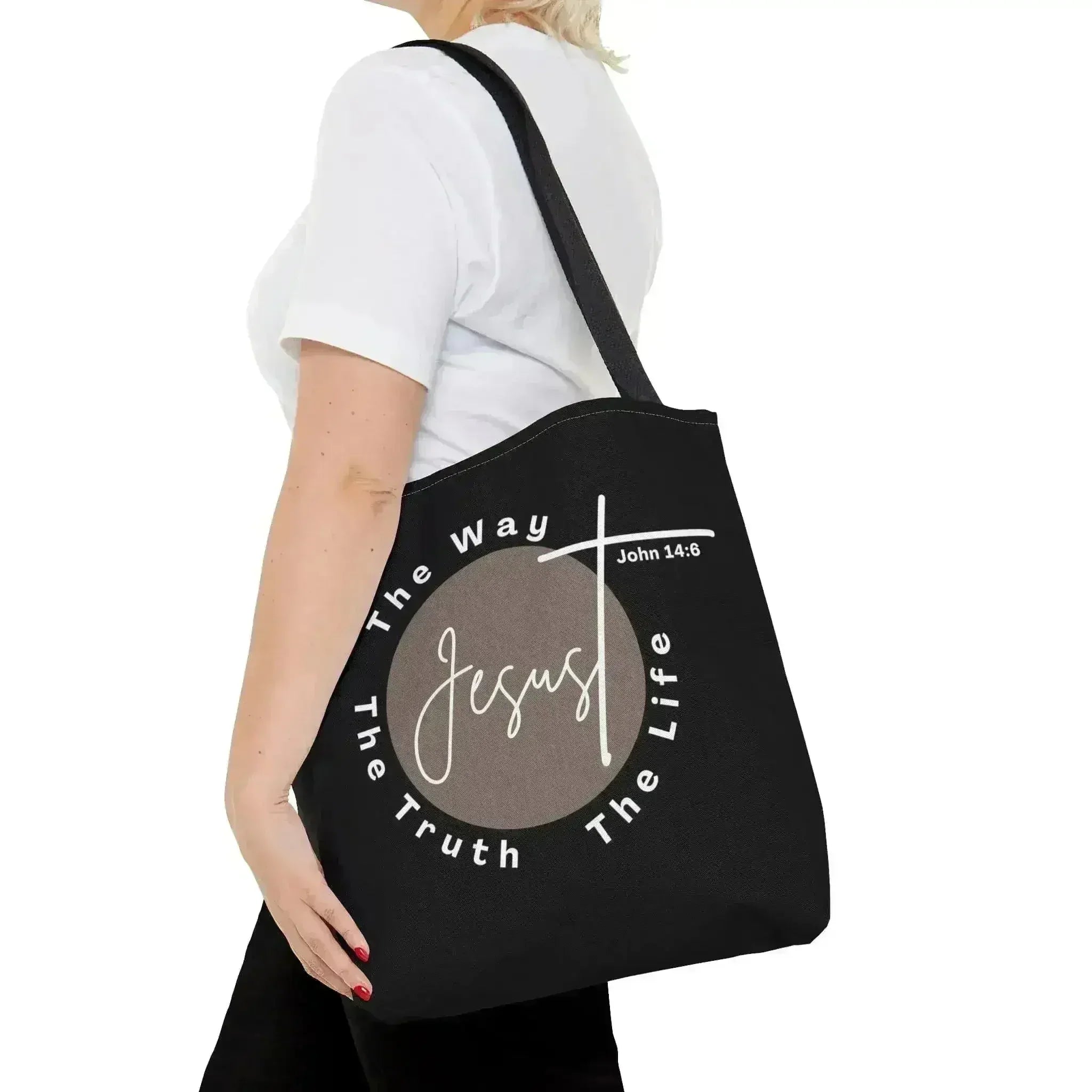 Large Tote Bag the Truth the Way the Life - Femstylo