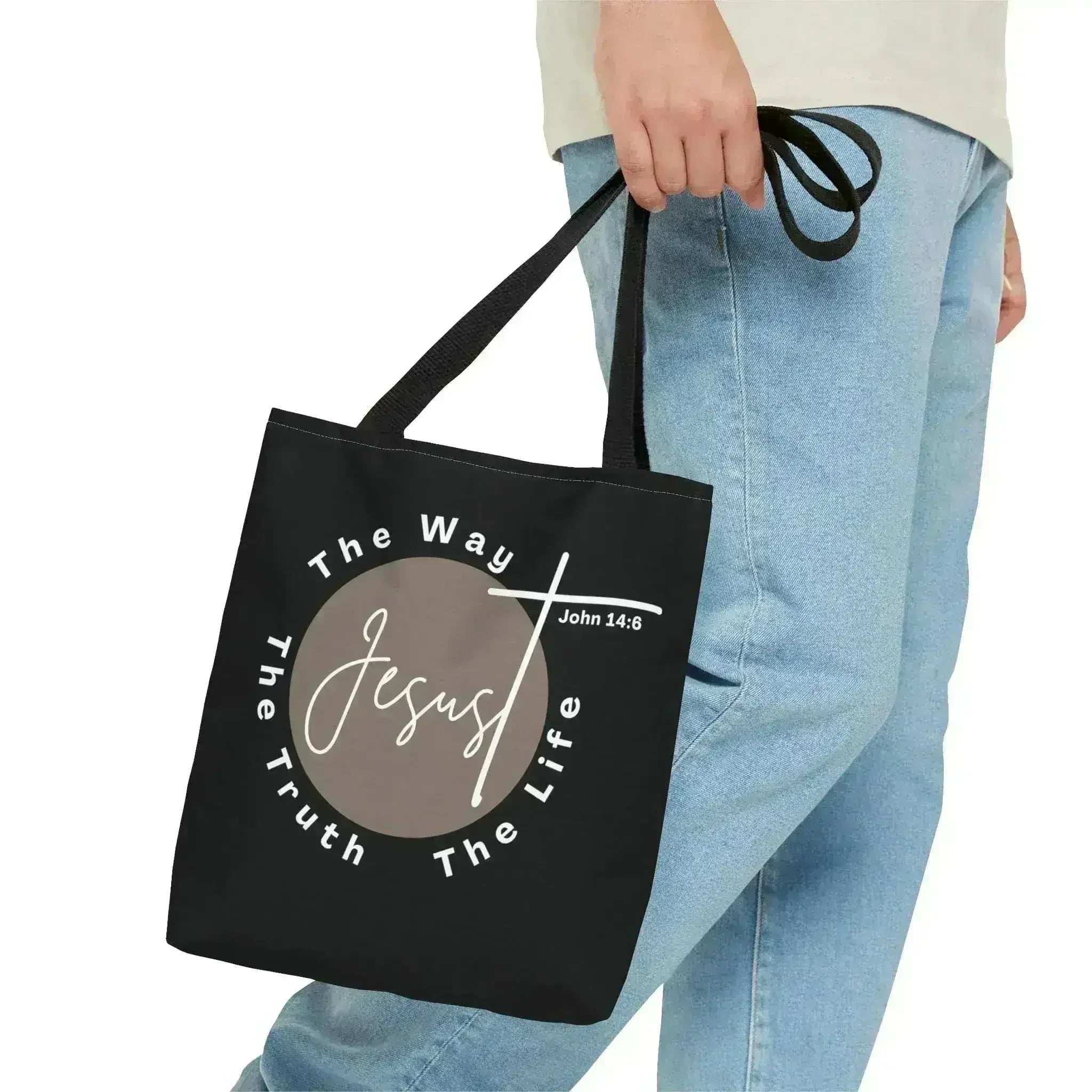 Large Tote Bag the Truth the Way the Life - Femstylo