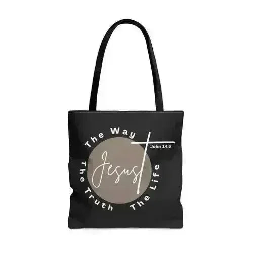 Large Tote Bag the Truth the Way the Life - Femstylo