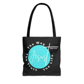 Large Tote Bag the Truth the Way the Life - Femstylo