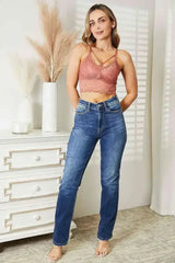 JadyK Luna Crisscross Front Lace Bralette - Femstylo