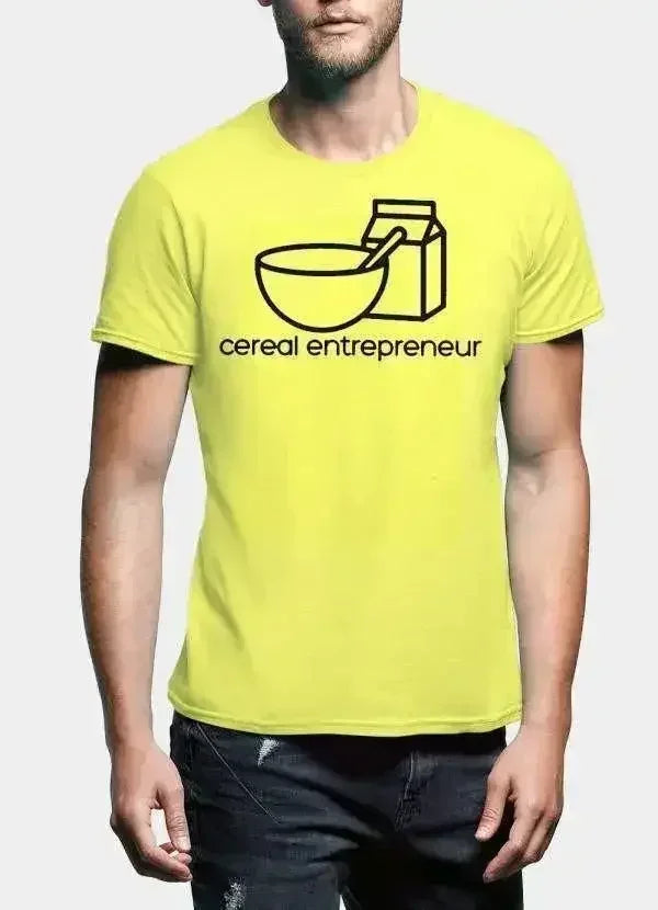 CEREAL ENTREPERNUR Printed T-shirt - Femstylo