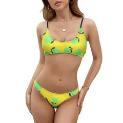 Women's Green Ball Bikini Set - Femstylo