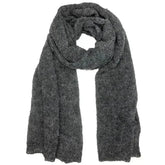 Charcoal Ultra Plush Alpaca Scarf - Femstylo