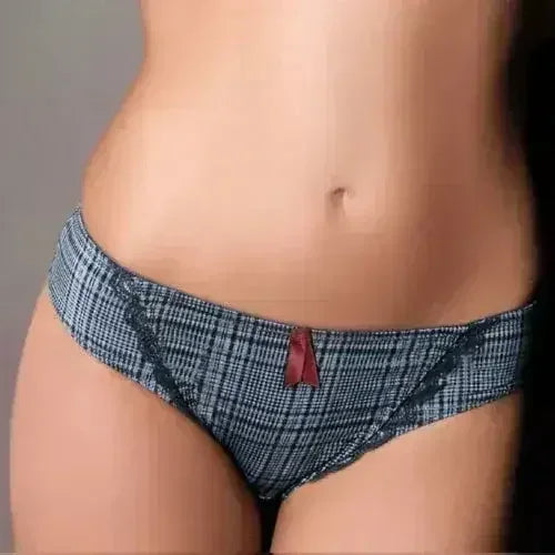 Sassa Sweet Pleasure Plaid Bikini Panty - Femstylo
