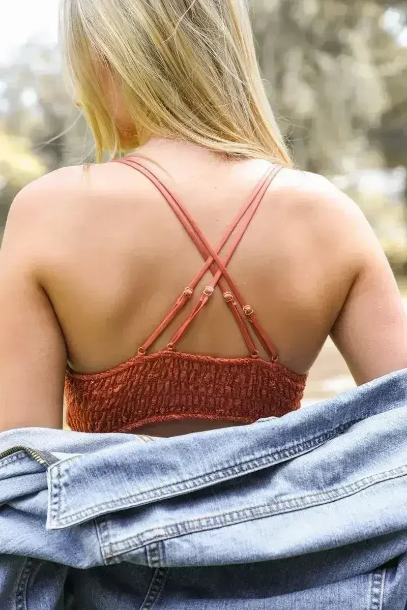 Crochet Daisy Longline Bralette - Femstylo