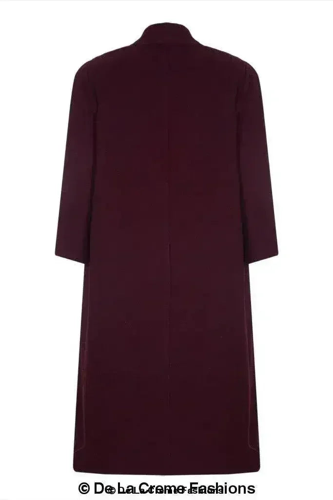 Plus Size Wool Cashmere Coat - Curve Inclusive | Femstylo - Femstylo