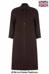 Plus Size Wool Cashmere Coat - Curve Inclusive | Femstylo - Femstylo