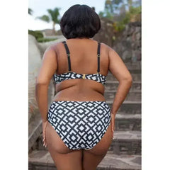 High Waist Bikini Bottom Lauma Swim Beach Party - Femstylo