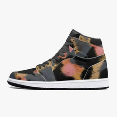 Jacki Easlick Leopard Print High-Top Leather Sneakers - Femstylo