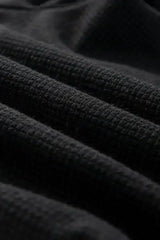 Moss Green Knotted Straps Button Textured Drawstring Jumpsuit - Femstylo