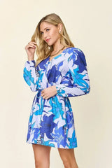 Floral Long Sleeve Romper with Pockets - S-3XL | Femstylo - Femstylo