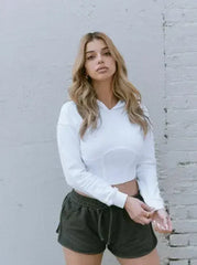 Noelle Cropped Hoodie - Femstylo