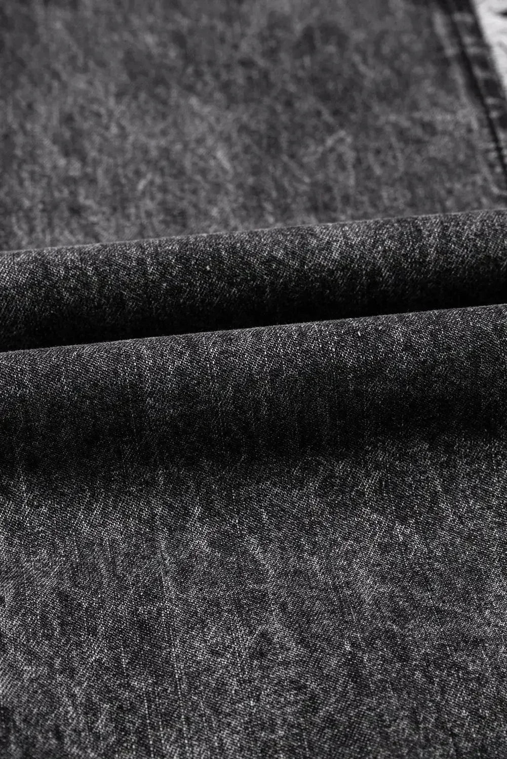 Blue Light Wash Frayed Exposed Seam Wide Leg Denim Overalls - Femstylo