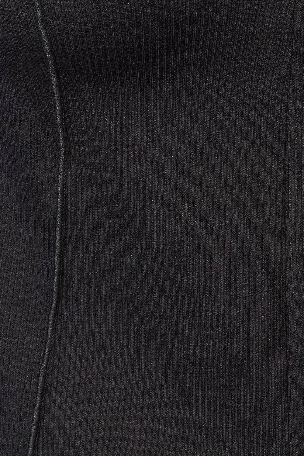 Black Exposed Seam Hoodie - Edgy Long Sleeve Design | Femstylo - Femstylo