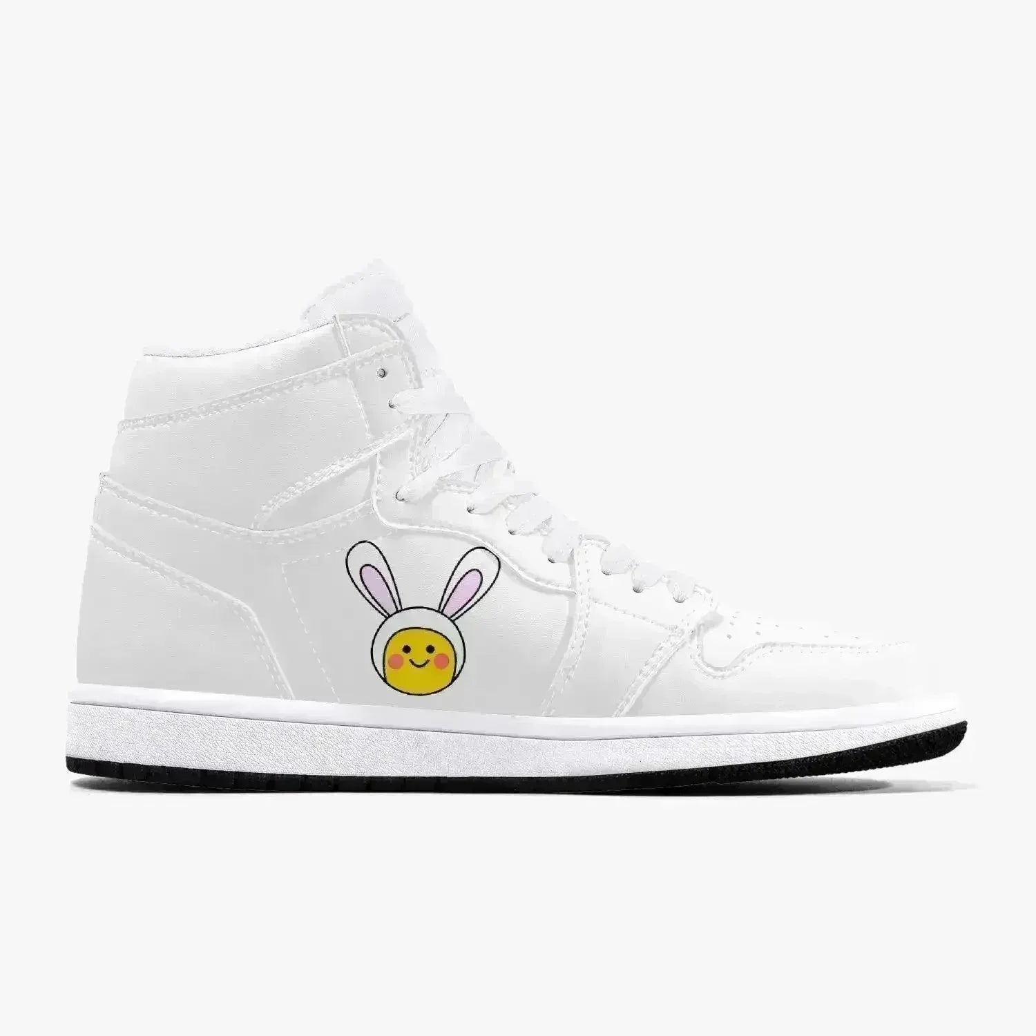 Jacki Easlick Lux Bunny High-Top Leather Sneakers - Femstylo