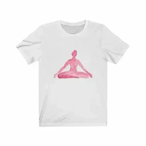Yoga Meditation Pose Print T-Shirt - Femstylo