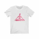 Yoga Meditation Pose Print T-Shirt - Femstylo