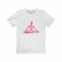 Yoga Meditation Pose Print T-Shirt - Femstylo