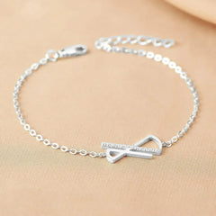 Infintity Charm Bracelet, Silver Infinite Jewelry, Stone Bracelet Fot - Femstylo