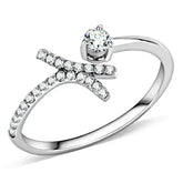 DA145 - High polished (no plating) Stainless Steel Ring with AAA Grade - Femstylo