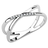DA158 - High polished (no plating) Stainless Steel Ring with AAA Grade - Femstylo