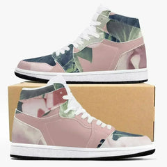 Jacki Easlick Floral Garden High-Top Leather Sneakers - Femstylo
