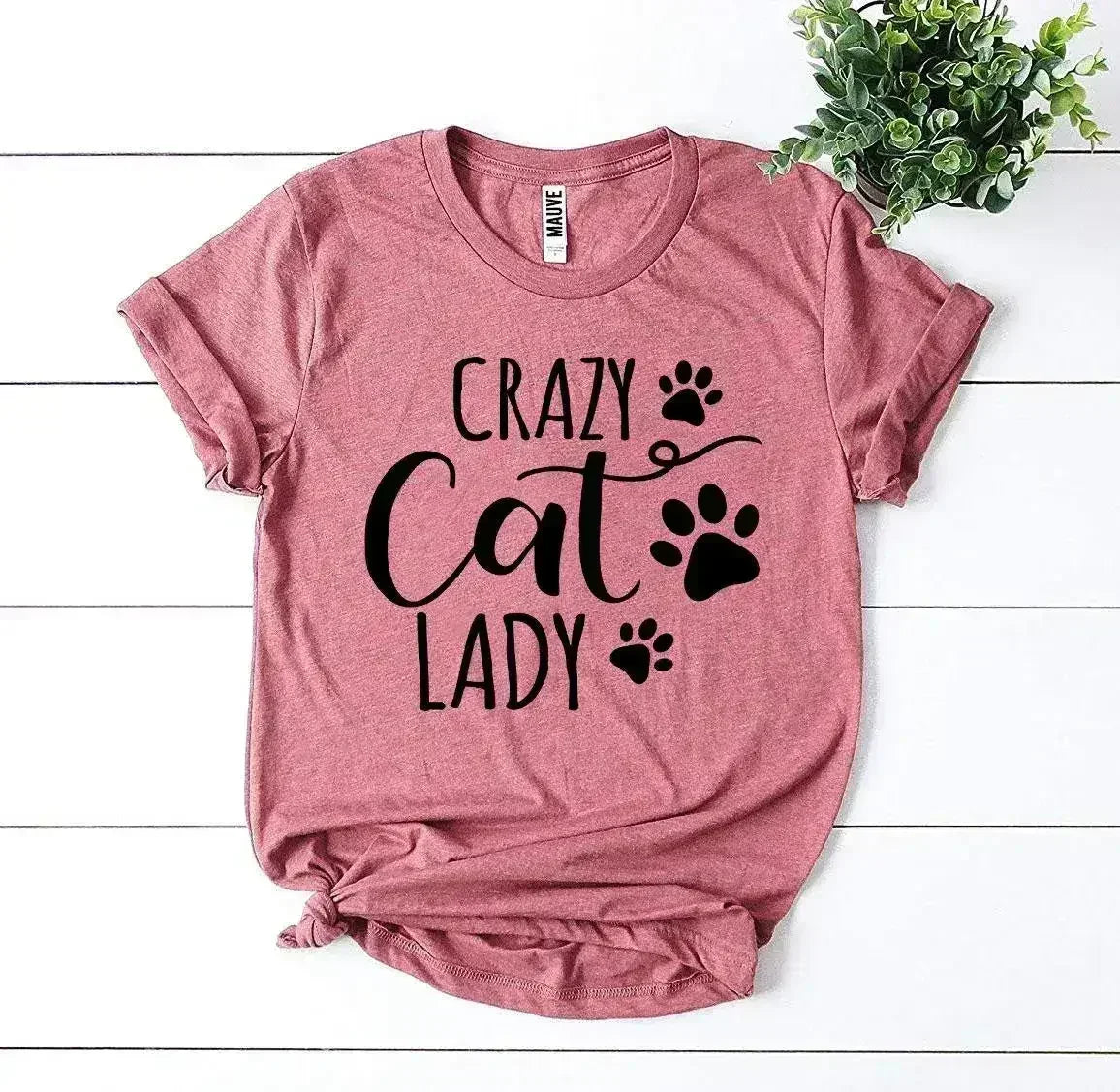 Crazy Cat Lady T-shirt - Femstylo