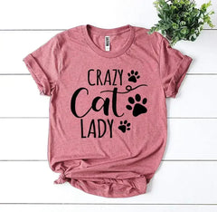 Crazy Cat Lady T-shirt - Femstylo