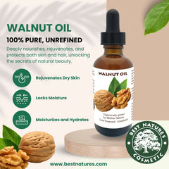 Walnut Oil Virgin (organic, cold pressed, unrefined)