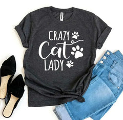 Crazy Cat Lady T-shirt - Femstylo