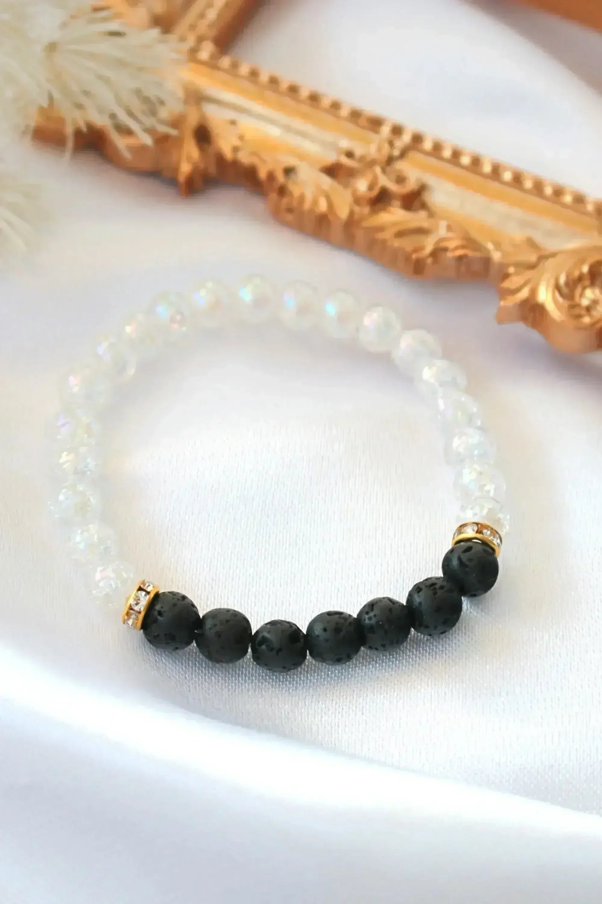 Aroma Diffuser Bracelet – Lava Stone Elastic Bracelet - Femstylo