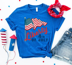 Liberty 4th of July T-shirt - Femstylo