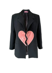 Broken heart oversized blazer - Femstylo