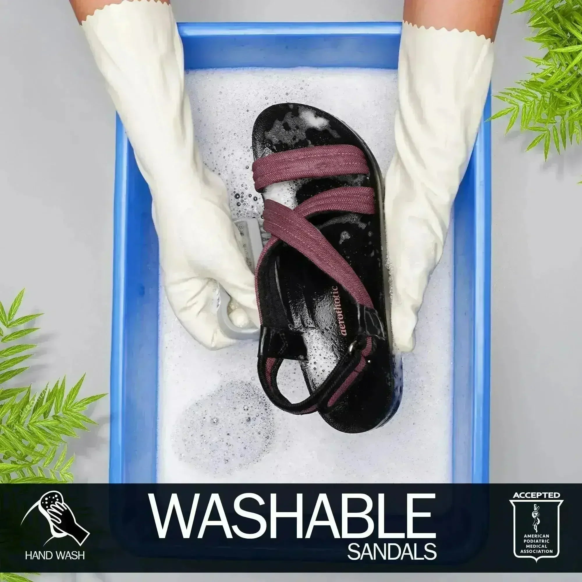 Aerothotic Hadal Women's Velcro Ankle Strap Slip on Sandals - Femstylo