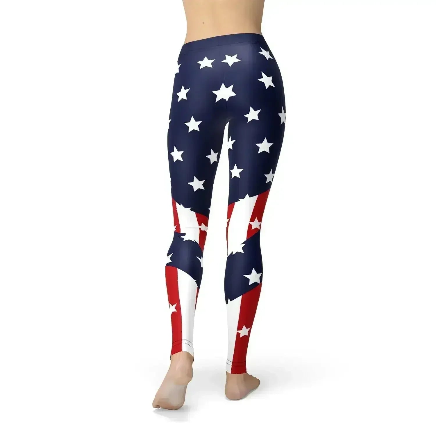 Womens American Flag Leggings - Femstylo