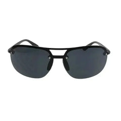 MQ James Black/Smoke Sunglasses – Lightweight Rimless UV400 Shades - Femstylo