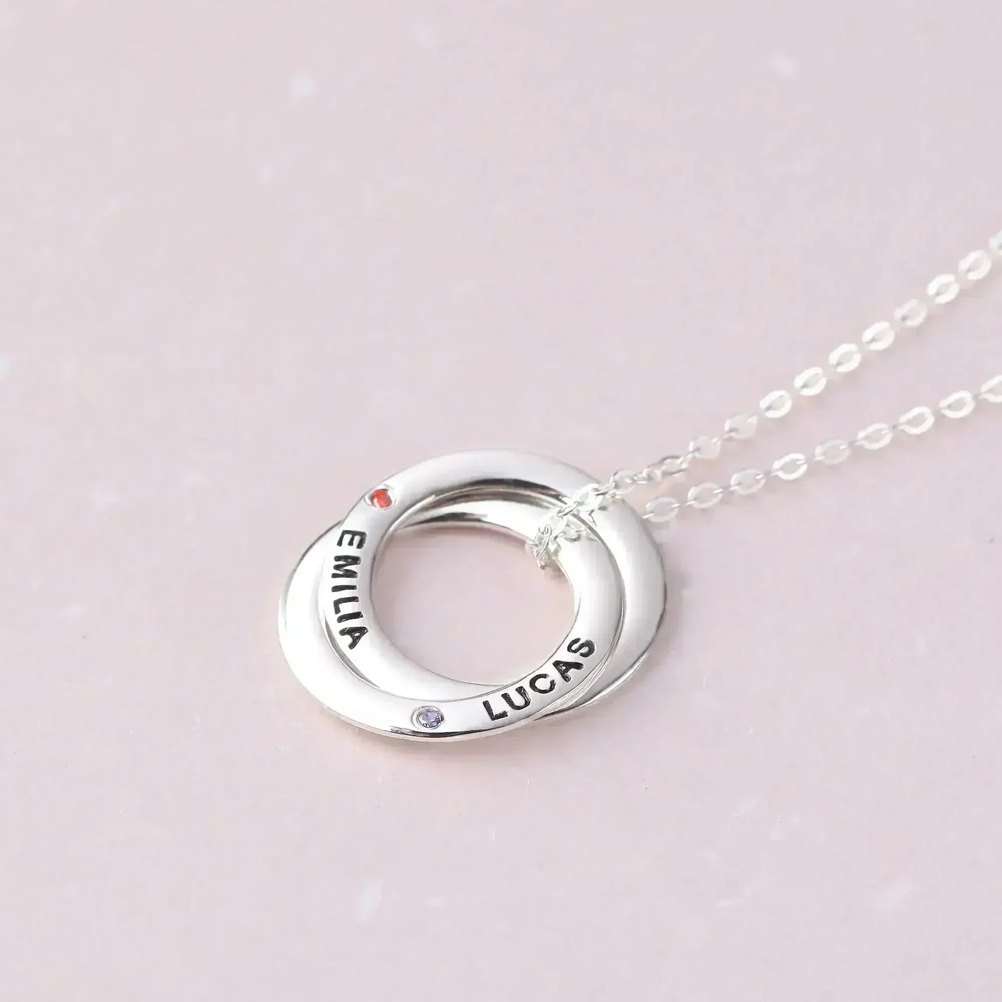 Mother Necklace Birthstone, Custom Mother Necklace, Gift From Daughter - Femstylo
