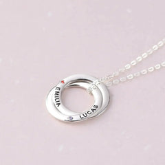 Mother Necklace Birthstone, Custom Mother Necklace, Gift From Daughter - Femstylo