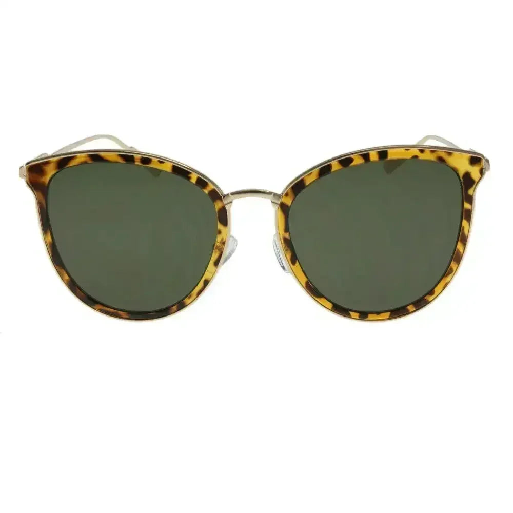 MQ Alina Sunglasses in Tortoise / Green G15 - Femstylo