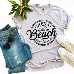 Life’s a Beach Enjoy The Waves T-shirt - Femstylo