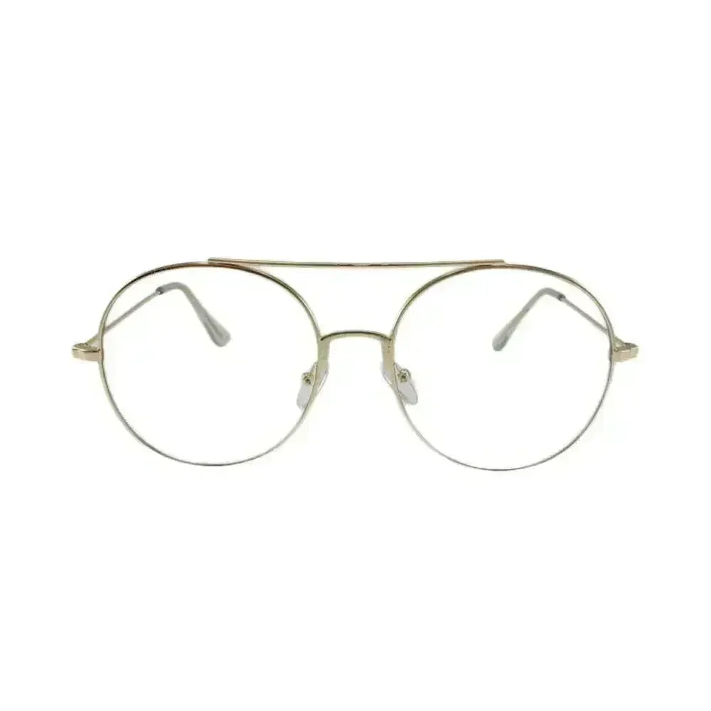 MQ Azumi Clear Lens Glasses in Gold / Clear - Femstylo